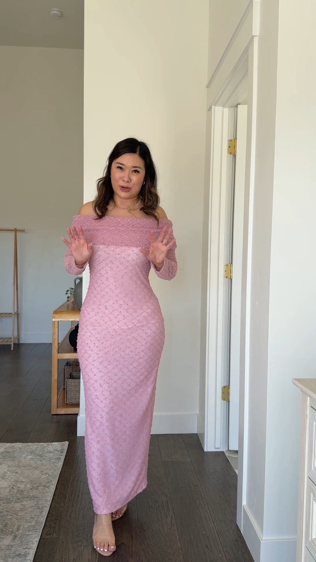 Amazon Off The Shoulder Maxi Dress: Medium 