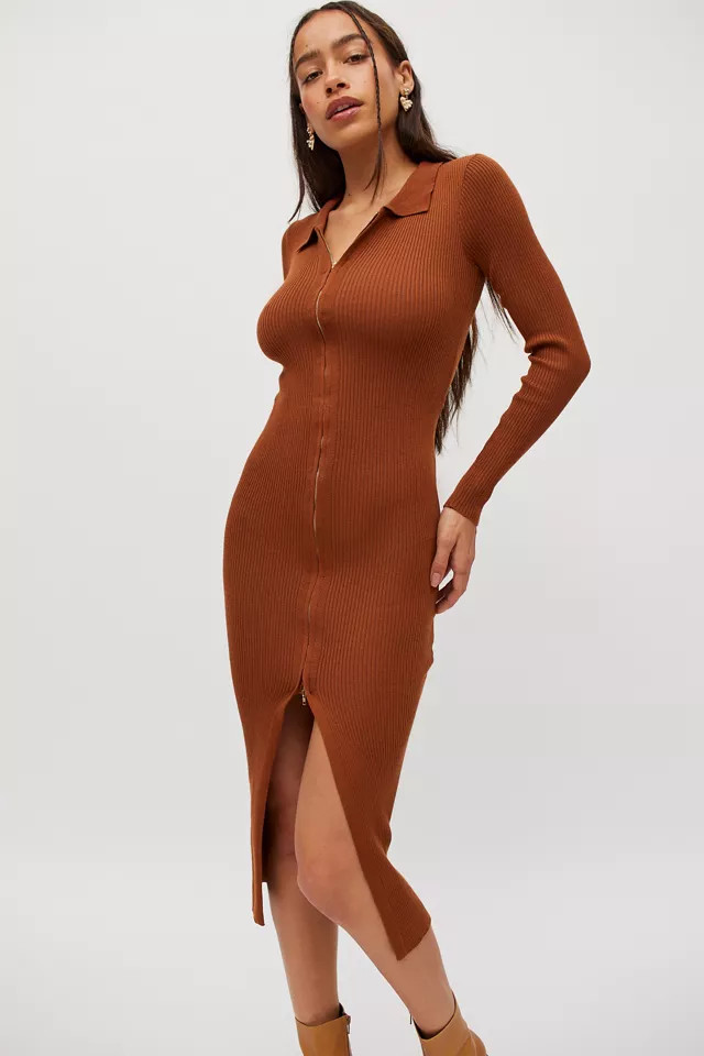 Daisy Street Knit Midi Dress | Urban Outfitters (US and RoW)