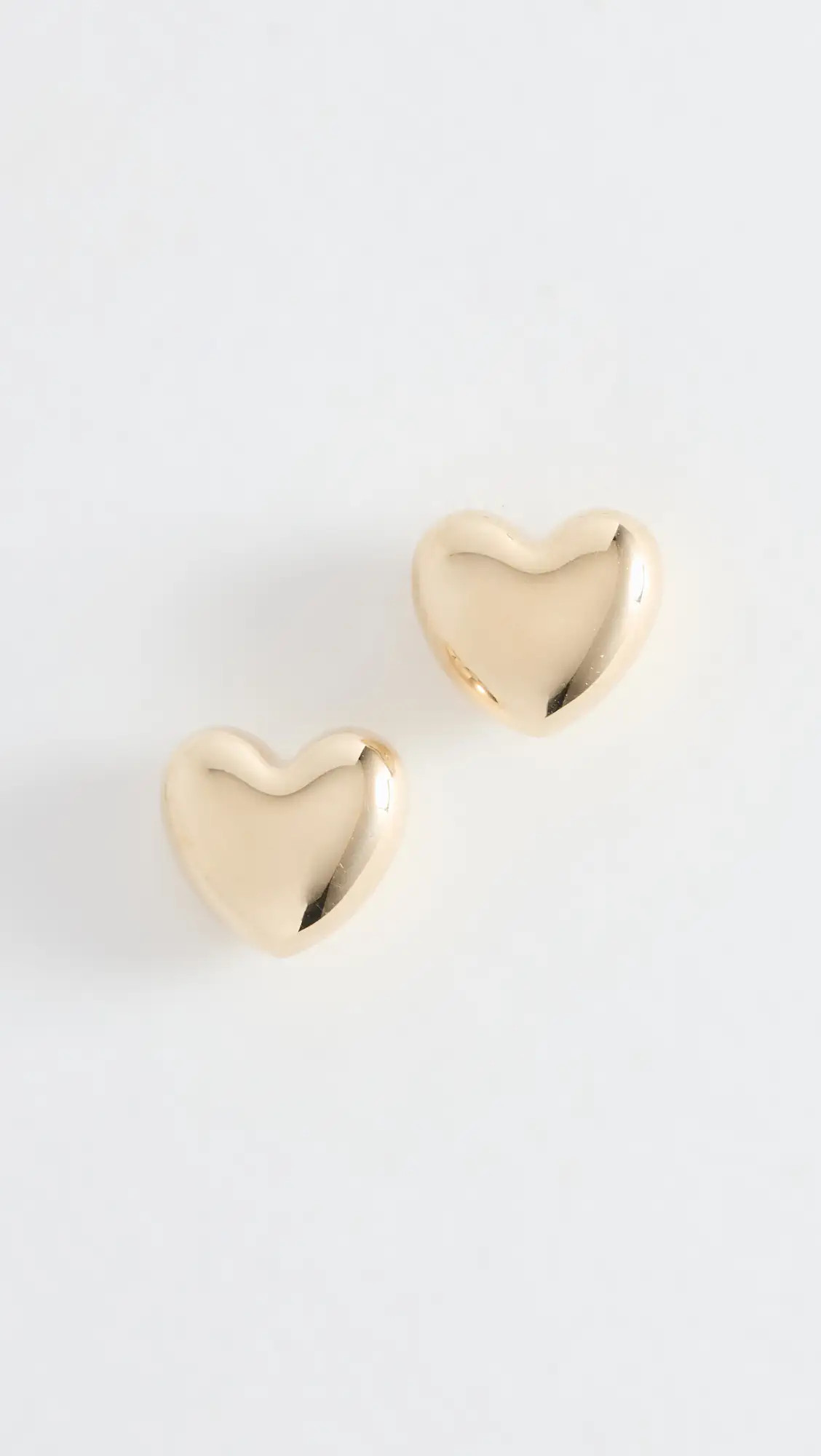 Ariel Gordon Jewelry 14k Heart Hellium Studs | Shopbop | Shopbop