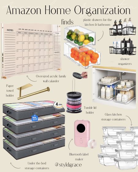 Some of my favorite Amazon home organization finds! Perfect for new years cleaning 

Kitchen organization, bedroom organization, new home essentials, organizing essentials, amazon home organization, home organization must haves, amazon finds, plastic storage bins, kitchen organization must haves, glass Tupperware, fridge organization, label maker, Amazon home finds 

#LTKhome #LTKfindsunder50