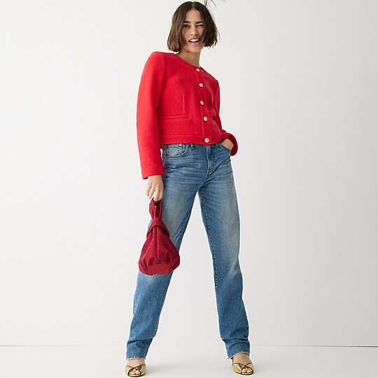 Louisa lady jacket in Italian boiled wool | J. Crew US