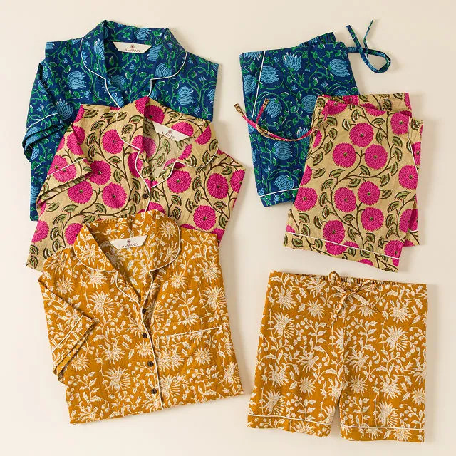 Floral Dreams Pajama Short Set | UncommonGoods