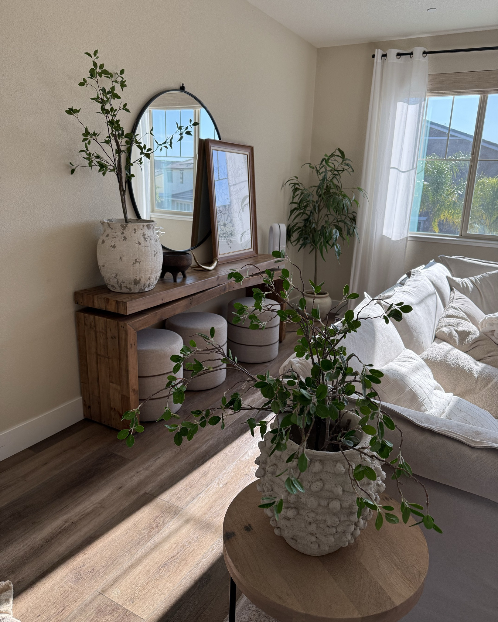 Console table styling 
Console table decor
Faux tree
Large planter 
Amazon home finds 

#LTKVideo #LTKSaleAlert #LTKHome