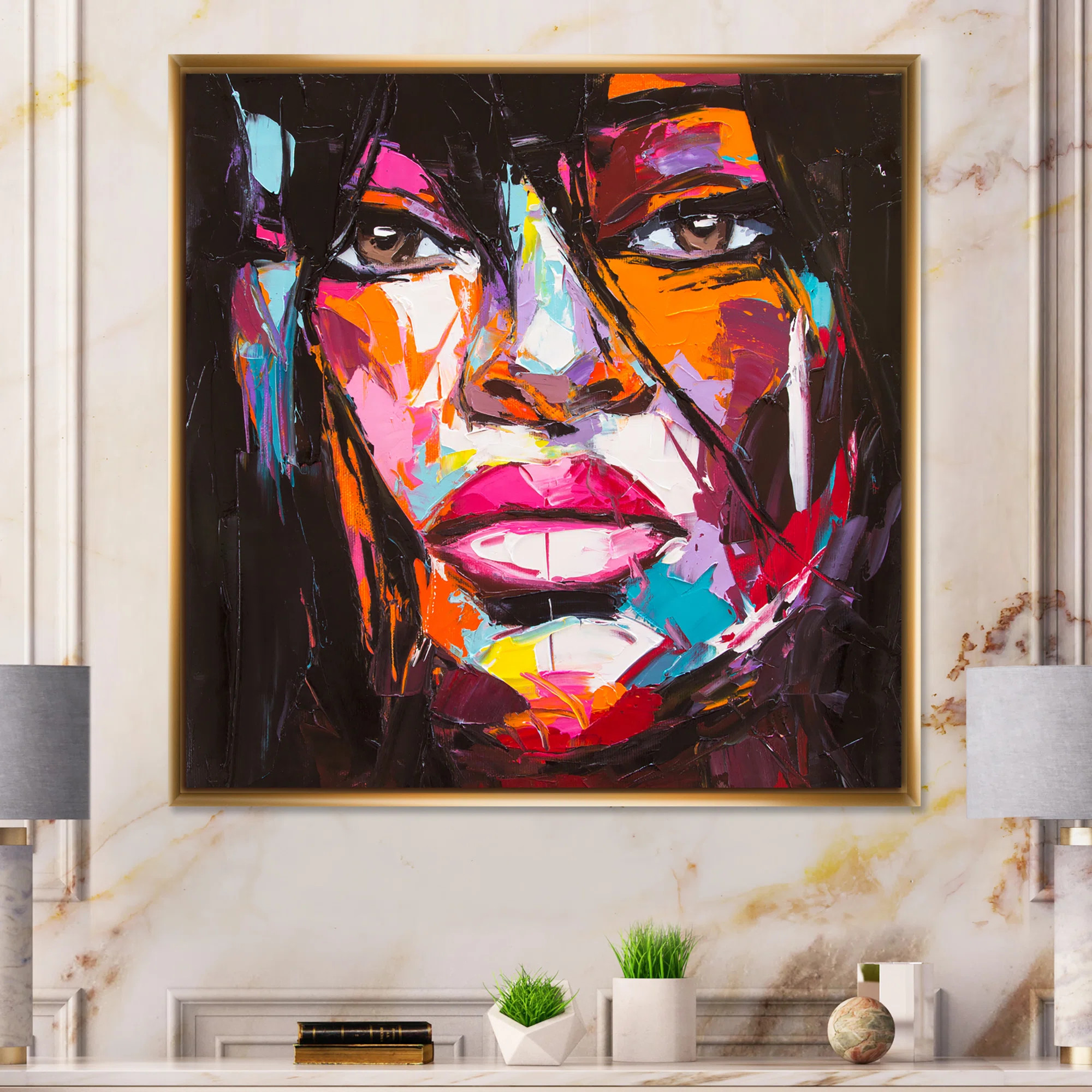 " Fantasy Portrait Of A Young Woman II " Painting Print | Wayfair North America
