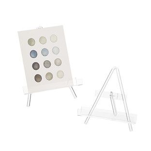 Large Acrylic Crossbar Easel Clear | The Container Store