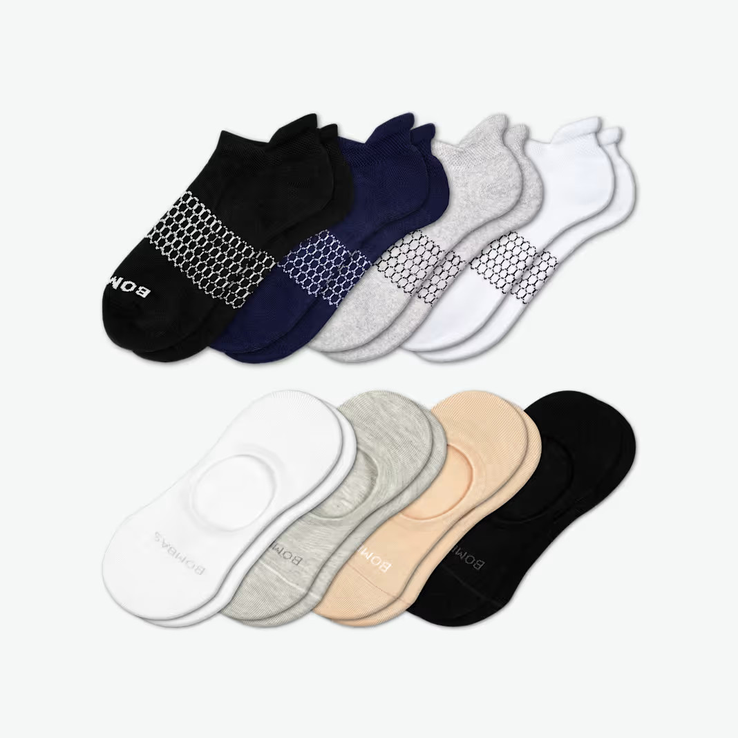 Women's Ankle & Lightweight No Show Sock 8-Pack | Bombas