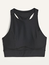 Medium-Support PowerSoft Pocket Racerback Sports Bra for Women XS-XXL | Old Navy (US)
