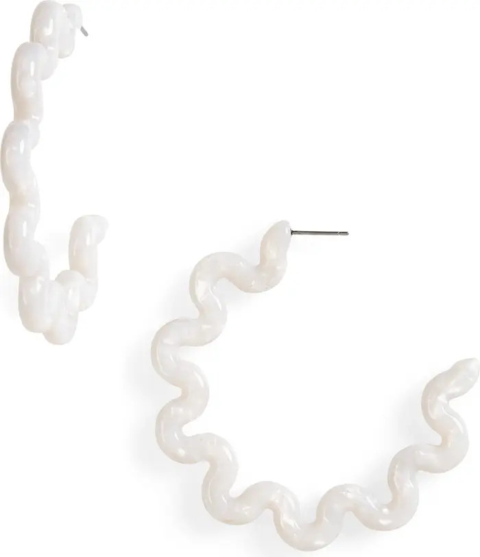 Lele Sadoughi x Atlantic-Pacific Oversize Squiggle Hoop Earrings | Nordstrom | Nordstrom
