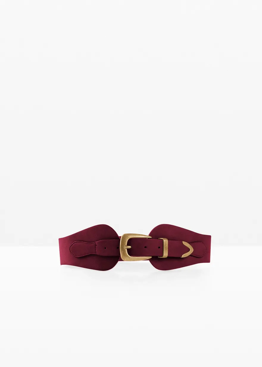 Modischer G\u00fcrtel aus Velourslederimitat - rot - Damen | bonprix | Bonprix DE