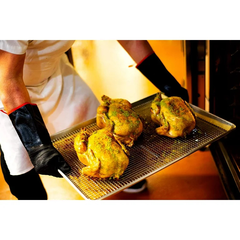 G & F Products Heat Resistant Gloves, Waterproof/Oil, BBQ Grill, 1 Pair, 14" Length | Walmart (US)