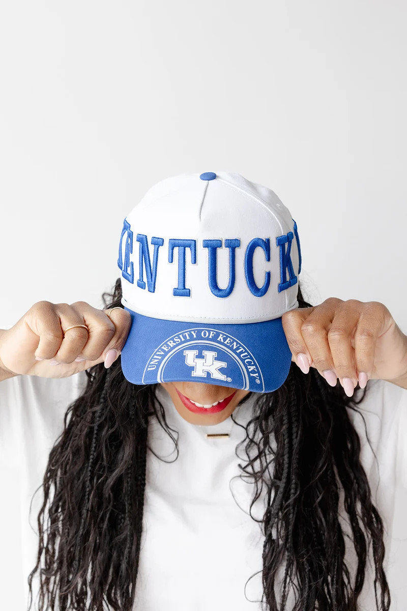 Kentucky Phipps Away Split Hat 5 Panel Canvas Baseball Hat | Gameday Social