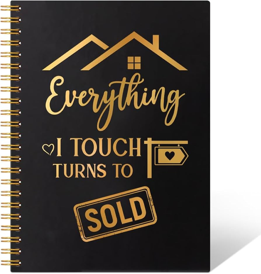 Everything I Touch Truns to Sold 160 Pages Blank Spiral Notebook, Funny Real Estate Agent Gifts f... | Amazon (US)