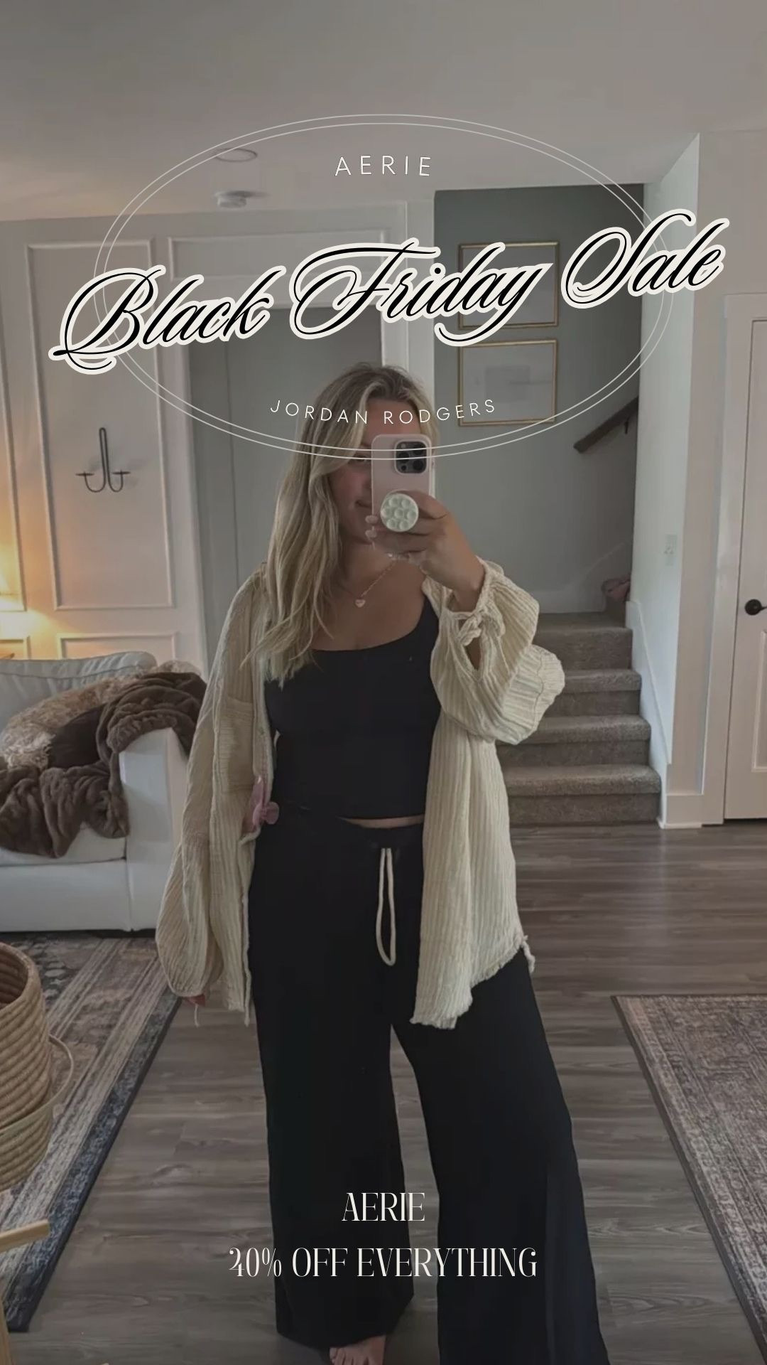 The comfiest matching set from Aerie! 40% off sitewide for Black Friday! 

#LTKSaleAlert #LTKCyberWeek #LTKFindsUnder100