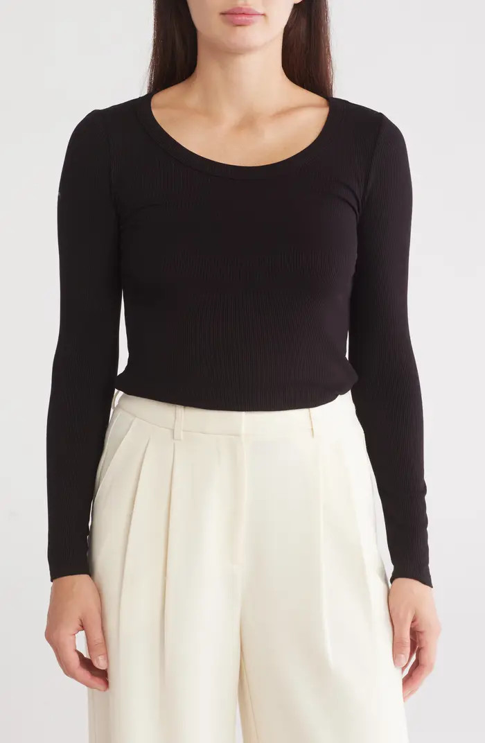 Jersey Rib Long Sleeve Top | Nordstrom Rack