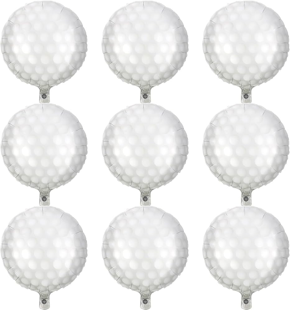9PCS Golf Balloons - 18Inch Sports Aluminum Foil Balloons for Golf Themed Party Decorations, Birt... | Amazon (US)