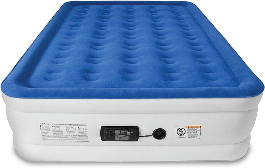 SoundAsleep Dream Series Luxury Air Mattress with ComfortCoil Technology & Built-in High Capacity... | Amazon (US)