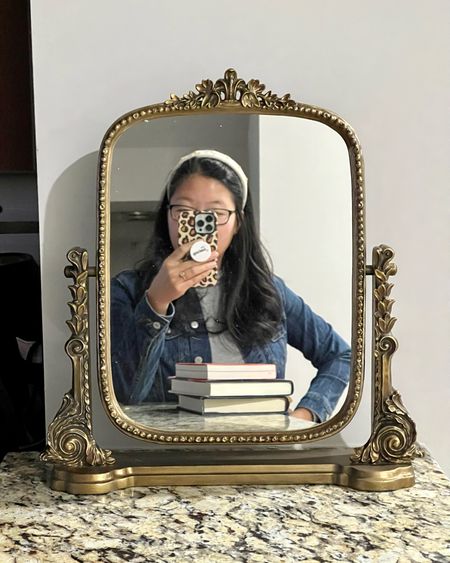 Got this “gleaming primrose vanity mirror” from Anthropologie for myself during Black Friday sale! It was backordered until end of January so it was a nice surprise delivery yesterday ♥️

#LTKGiftGuide #LTKunder50 #LTKhome