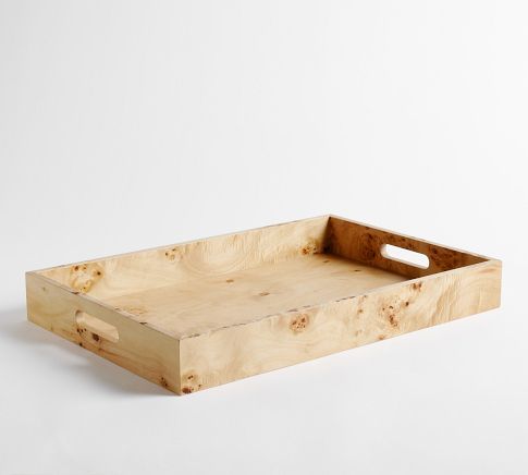 Burlwood Tray | Pottery Barn (US)