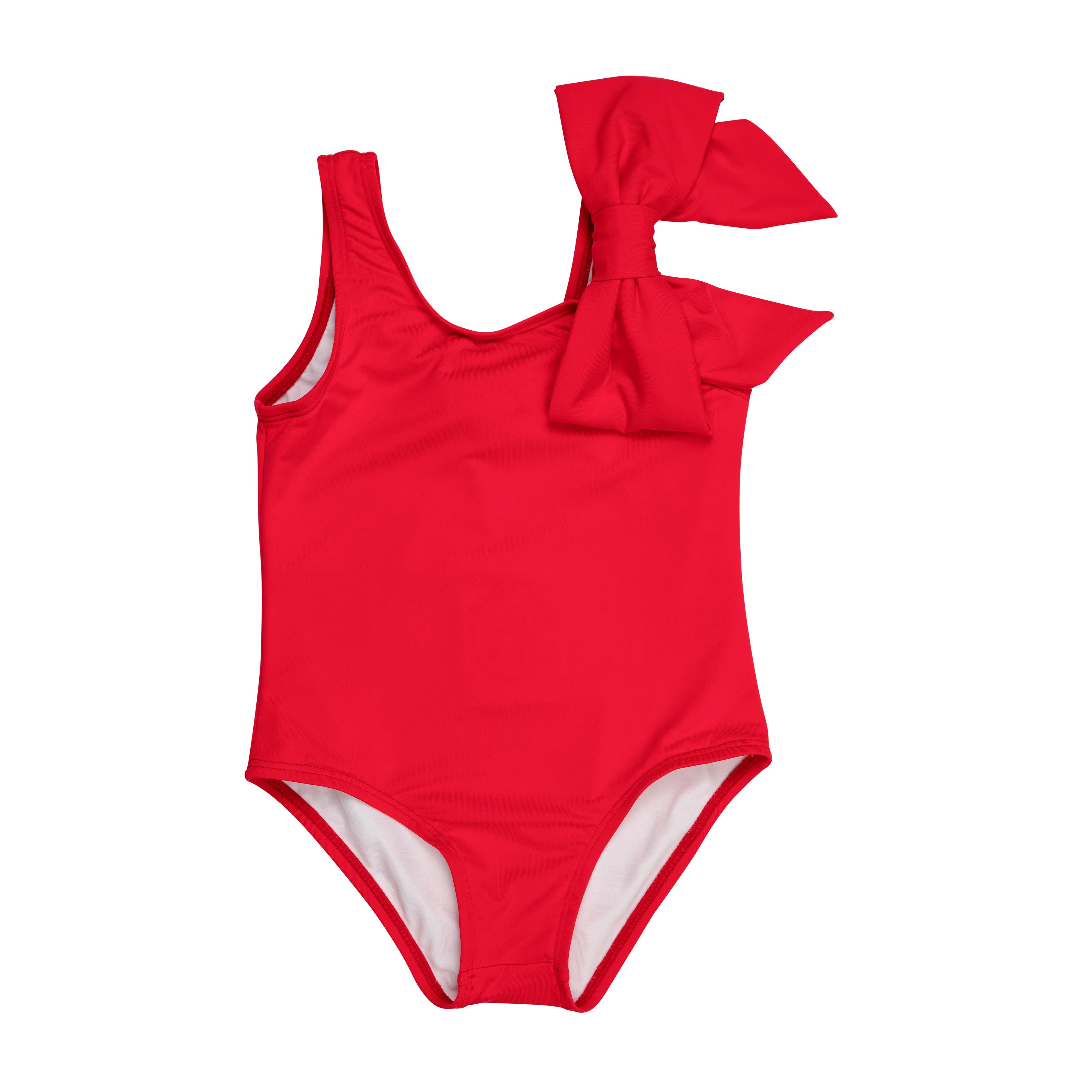 Brookhaven Bow Bathing Suit - Richmond Red | The Beaufort Bonnet Company