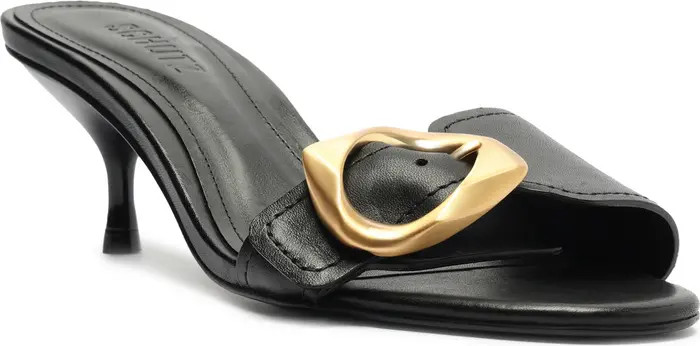 Schutz Olga Buckle Kitten Heel Sandal (Women) | Nordstrom | Nordstrom
