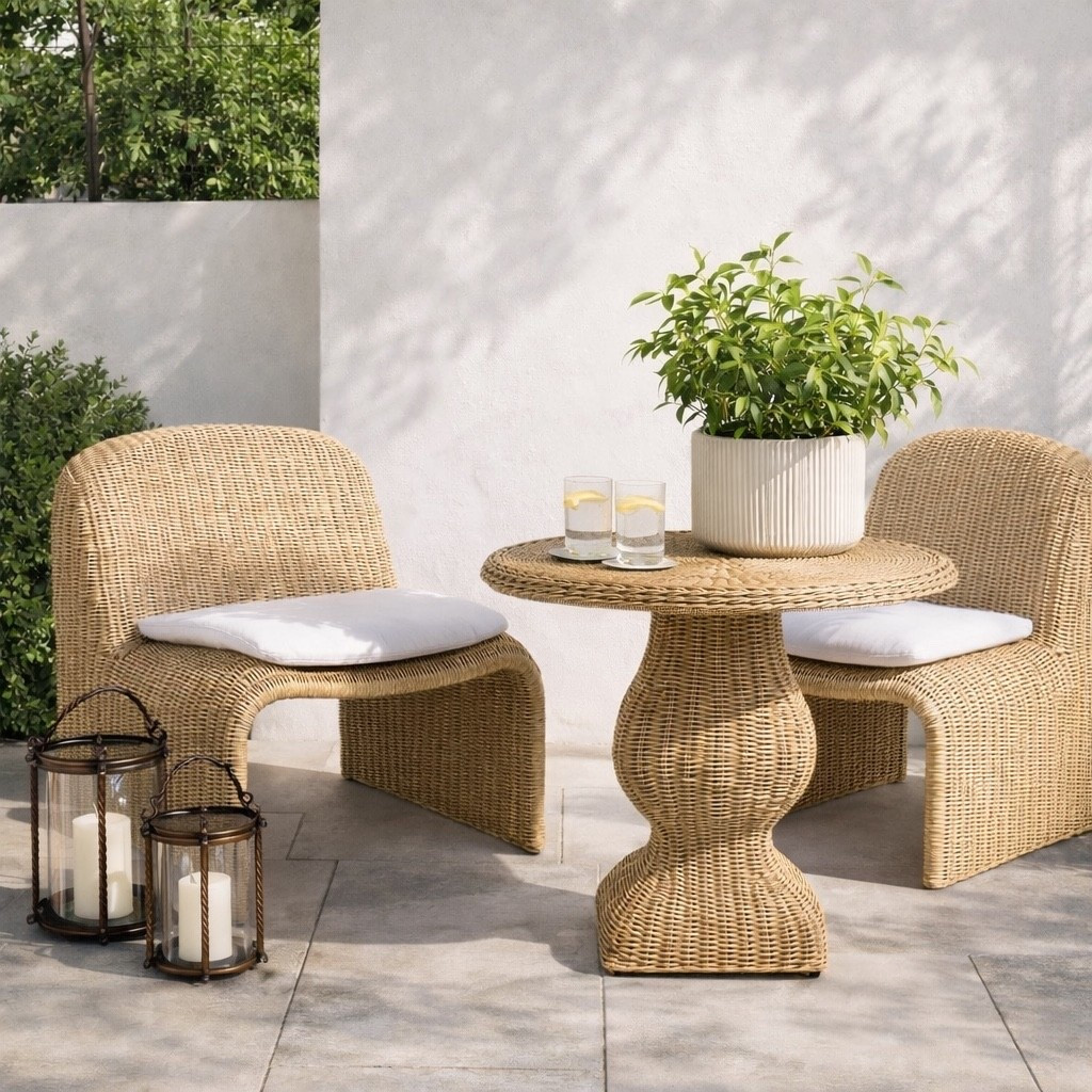 Soft neutrals, woven textures, and sunshine moments ✨
The cutest little outdoor corner for slow mornings & golden hour chats.

@Crate & Barrel 

#LTKSeasonal #LTKU #LTKHome