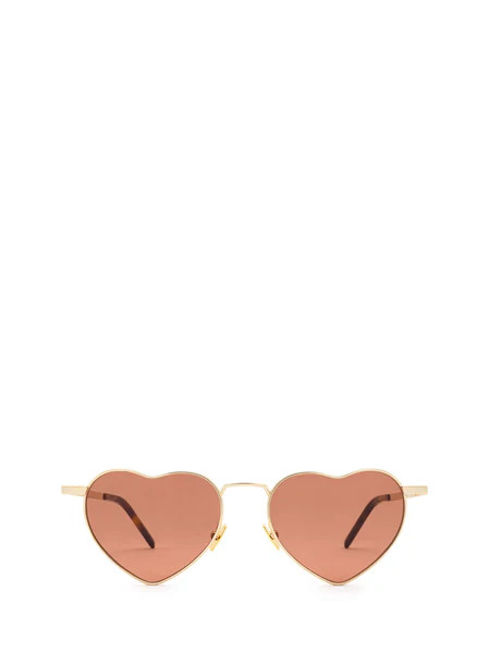 Saint Laurent Eyewear LouLou Heart Frame Sunglasses | Cettire Global