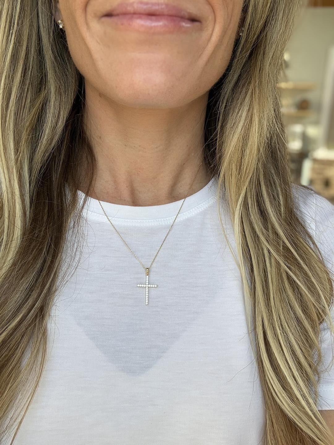 The prettiest cross necklace! ✨ This would make such a nice, quality gift for first communion, confirmation, or graduation!

#LTKootd #LTKmomlife #LTKgrwm