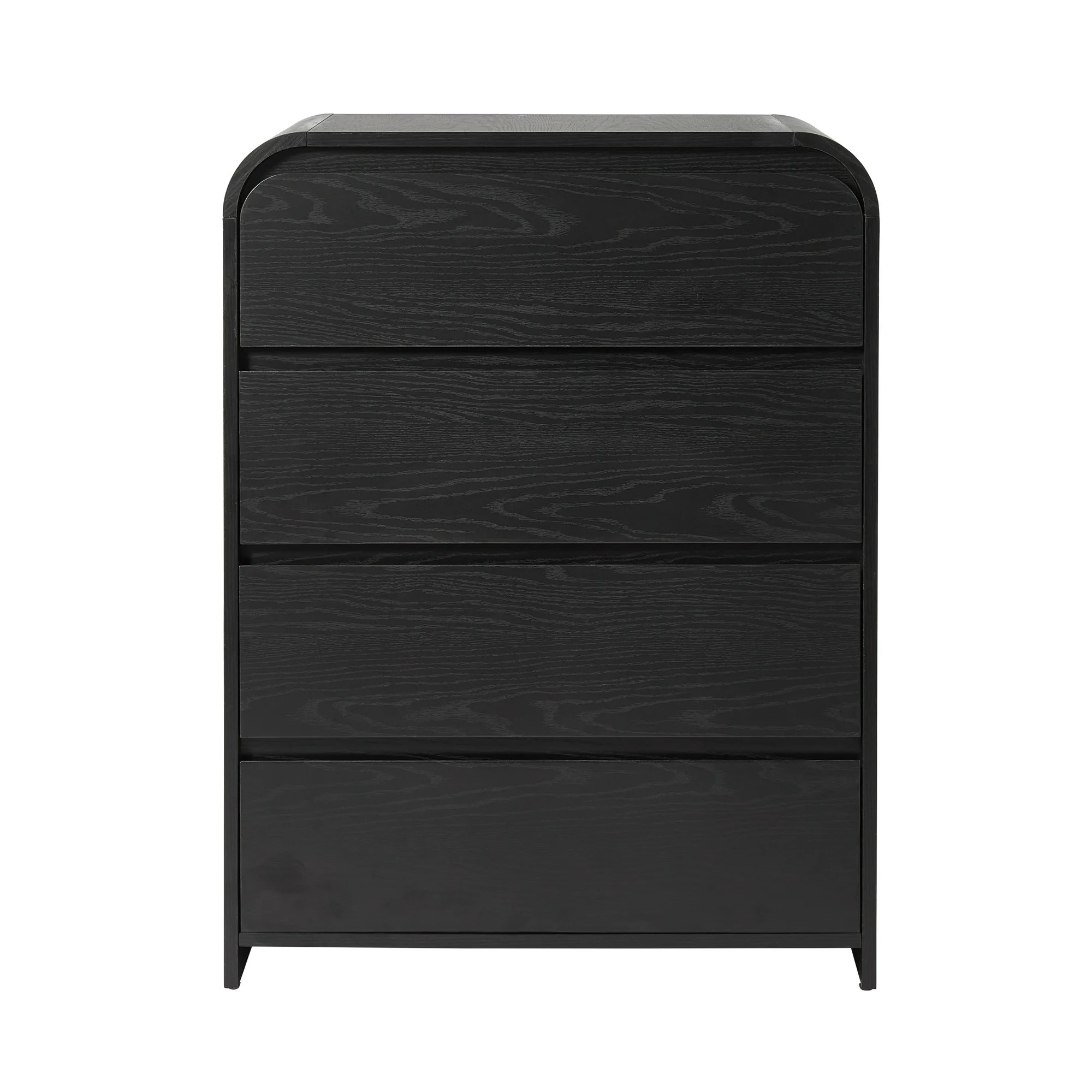 Better Homes & Gardens Juliet 4-Drawer Dresser, Rich Black Finish - Walmart.com | Walmart (US)