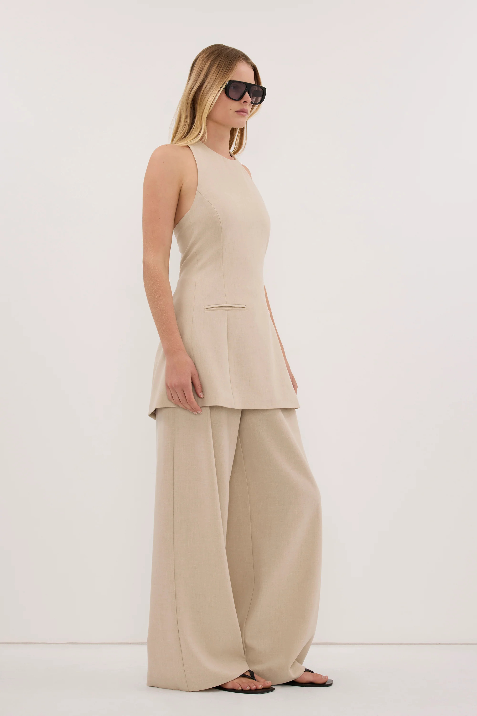 KENDALL OAT LONGLINE HALTER | DISSH