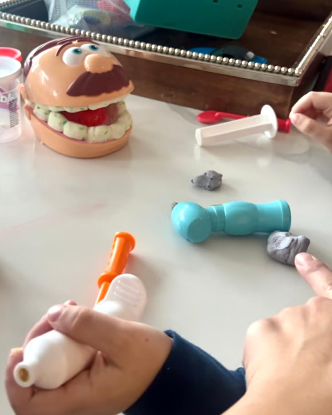 Bring the dentist’s office to playtime in the most fun way possible 🦷✨ with the Play-Doh Drill 'n Fill set! Kids can create silly teeth, fill cavities, and play pretend dentist while building creativity, fine motor skills, and imagination 💖🎨. Packed with hands-on activities and colorful Play-Doh fun, it’s perfect for keeping little ones entertained for hours 👀✨. Trust me, this is one playset kids will be excited to play with again and again 💕

#playdoh #drillnfill #kidsactivities #pretendplay #creativekids #learningthroughplay #playtime #educationalfun #imaginativeplay #finemotorskills #familyfun #earlylearning #parenting #activitytime #kidapproved #homeschool #ltkkids #ltkfinds #musthave #screenfreefun #growingkids #playandlearn #funforkids #toytime 

 