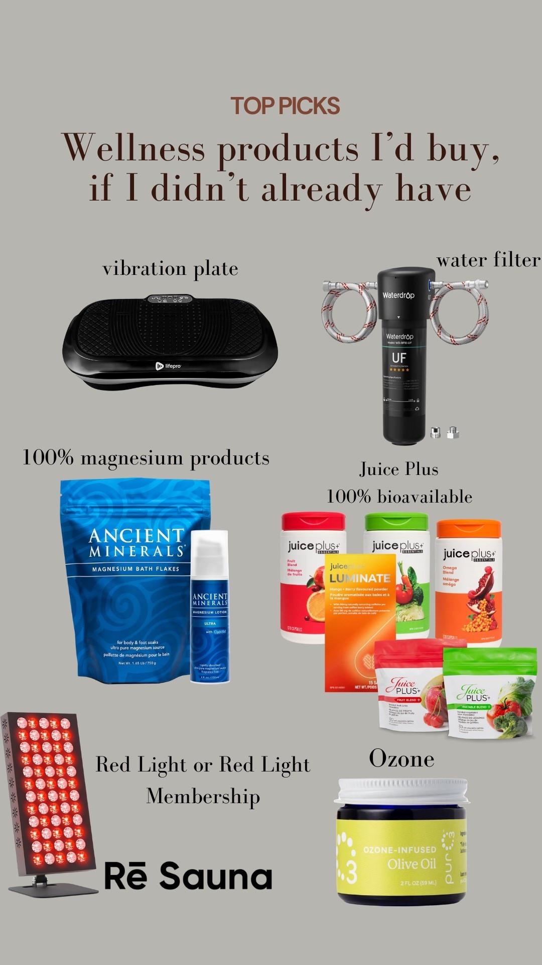 Top Wellness Picks! #wellnessfavs #biohacking #wellness #healthyliving #healthiswealth #healing 