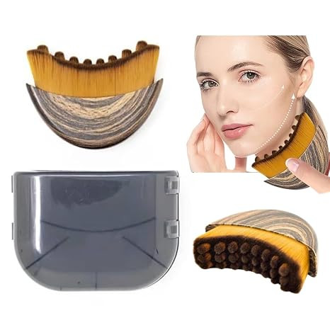 1/2 PCS Lymphatic Contour Face Brush for Sculpting – Anti-Puffiness, Detox & Lift, Improves Ski... | Amazon (US)
