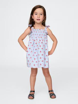 Baby & Toddler Smocked Bow-Strap Dress | Gap (US)