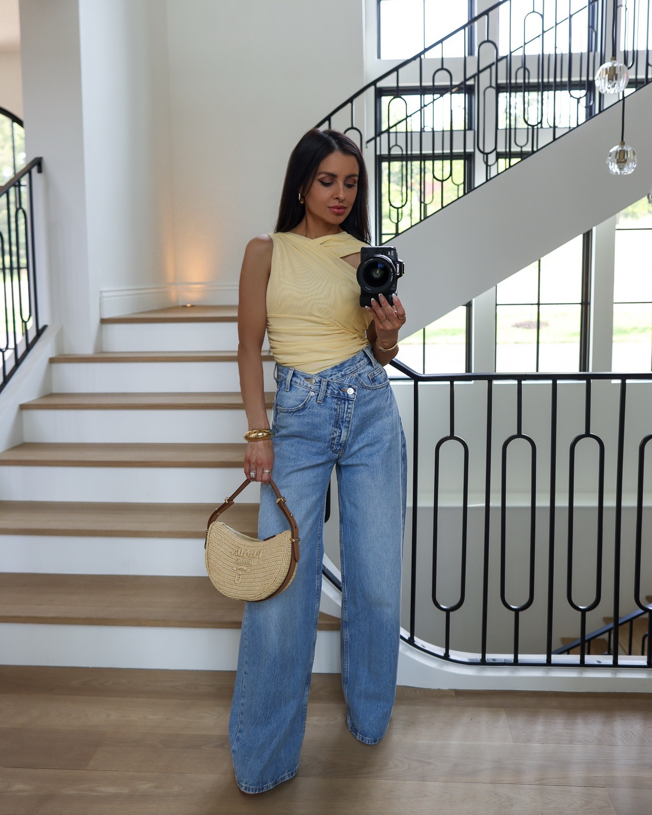 Zara summer outfit / butter yellow outfit for summer
Zara butter yellow bodysuit wearing XS
Zara wide leg denim wearing a size 0


#LTKStyleTip #LTKSummerEdit #LTKFindsUnder100