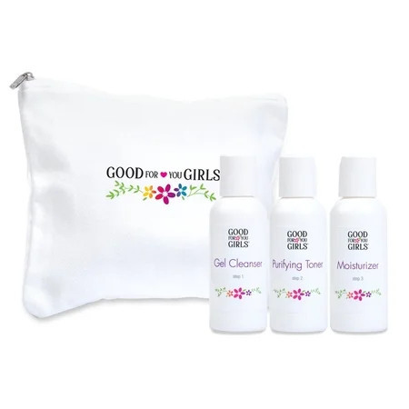 Good For You Girls 3 Step Skin Care Starter Kit for Kids Pre-Teens and Teens Made with Natural and Organic Ingredients for All Skin Types Skin Care Kit | Walmart (US)