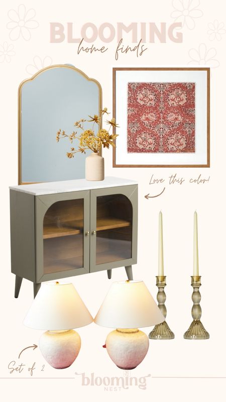 Blooming home finds I’m loving! 

#thebloomingnest #art #lamps #candle #art #mirror 

#LTKSeasonal #LTKhome