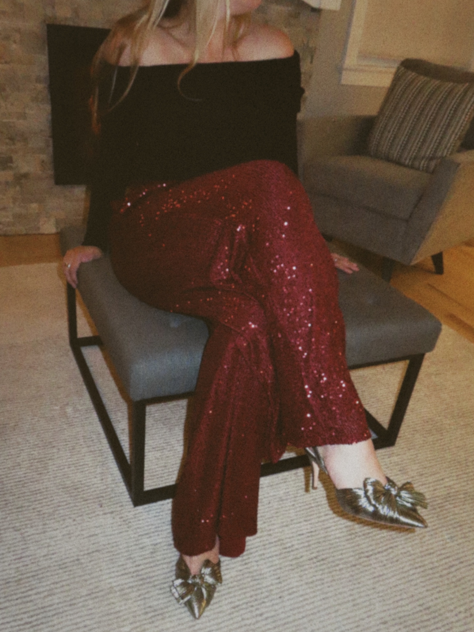 These sequin pants are so comfortable and so flattering, I’m tempted to get them in every color. 

#LTKHoliday #LTKsalealert #LTKmidsize