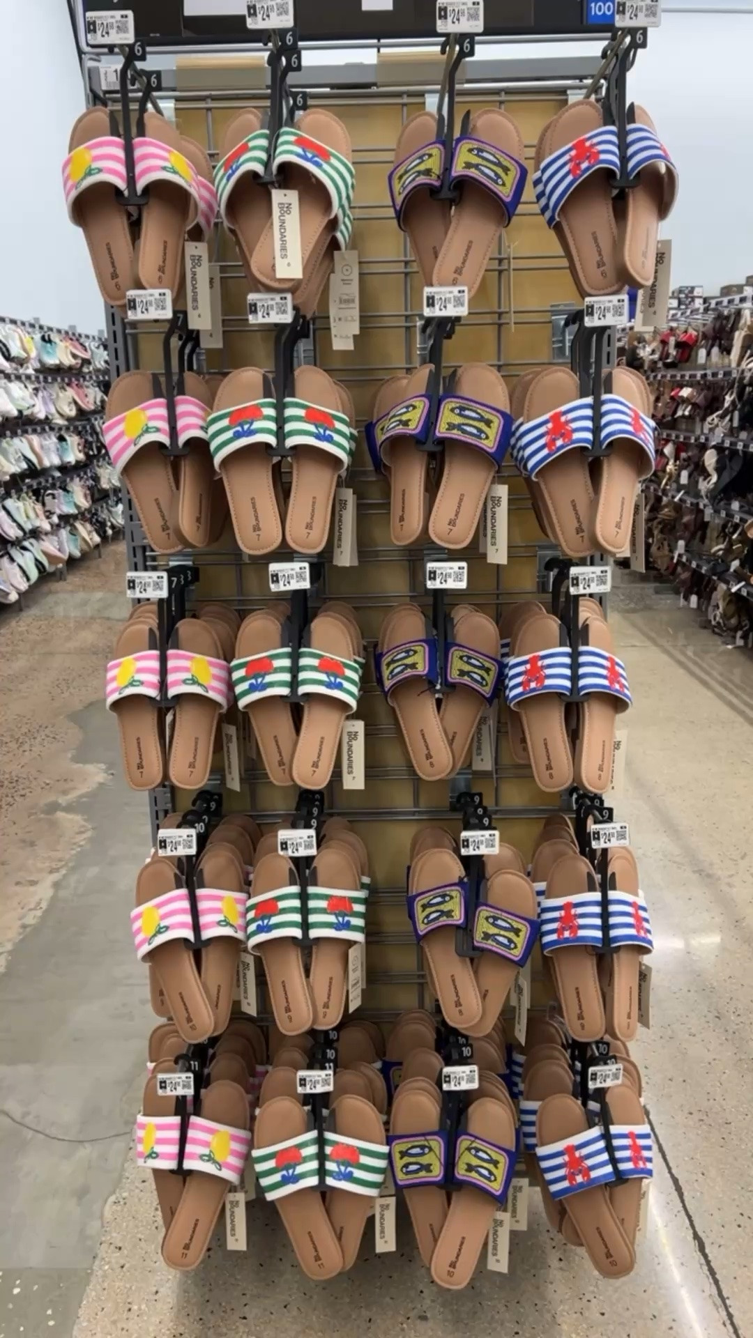 Sandals that make the outfit at Walmart!