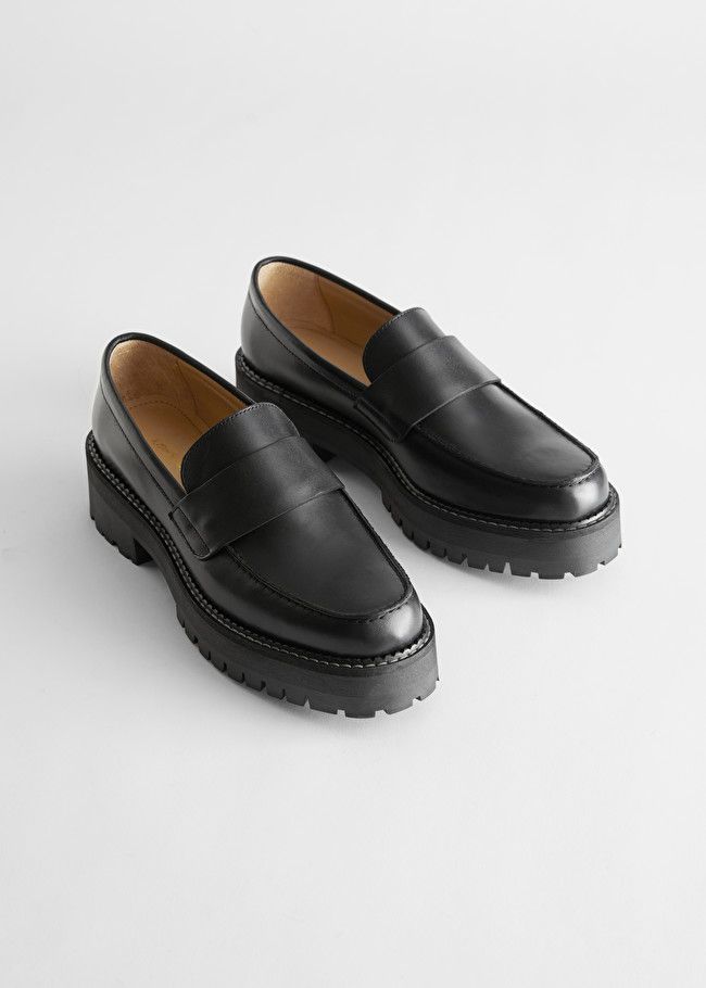 Chunky Leather Penny Loafers | & Other Stories (EU + UK)