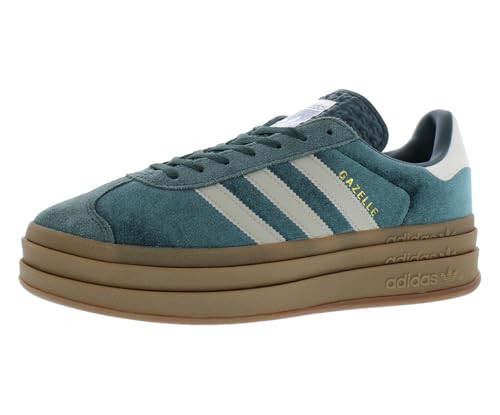 Adidas Originals Gazelle Bold - Women's (IG4391, Mineral Green/Putty Grey) Size 8.5 | Amazon (US)