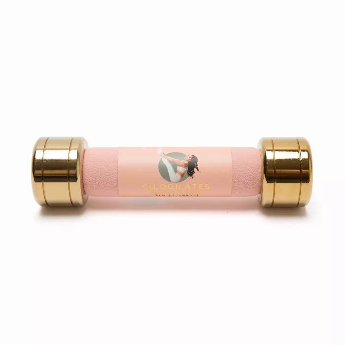 Blogilates Dumbbell - Gold 3lbs | Target