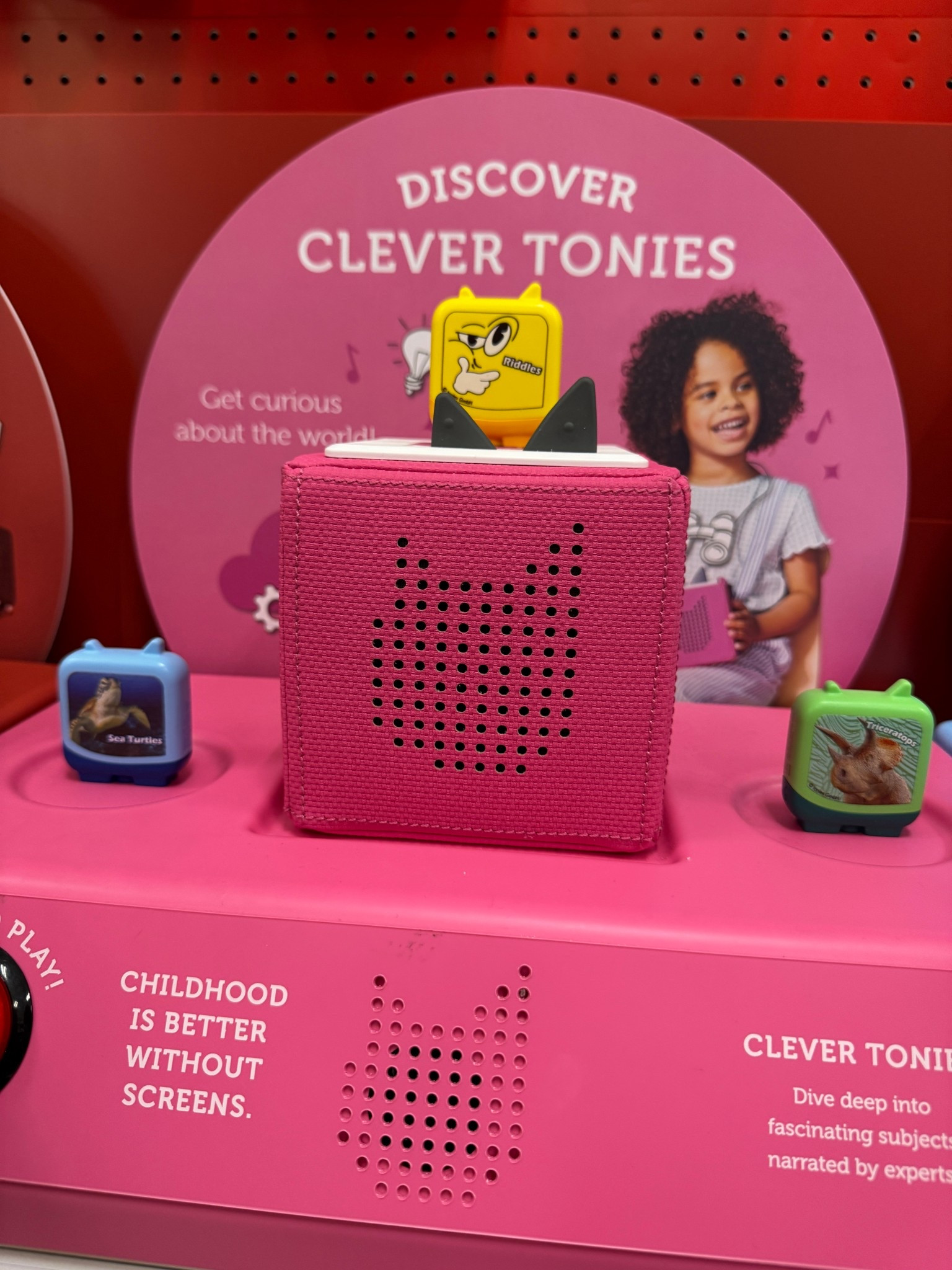 The Toniebox is on sale at Target — the perfect screen-free gift for kids this season! 🎧✨ My kids love listening to their favorite Tonies characters tell stories, sing songs, and spark imagination. It’s a great way to encourage independent play, creativity, and learning — and the colorful, soft design makes it ideal for little hands. Check your local Target or shop online to grab a Toniebox while it’s on sale! #toniebox #targetfinds #kidsgiftideas #screenfreefun #targetdeals #holidaygiftguide 

#LTKGiftGuide #LTKKids #LTKHoliday
