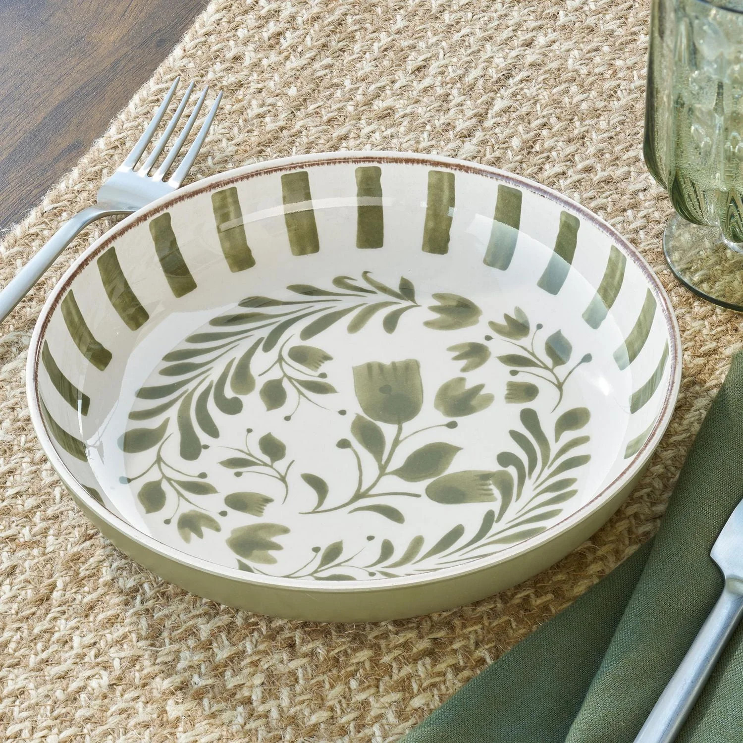 Better Homes & Gardens 8.5 inch Blue or Green Bamboo Melamine Dinner Bowl 1pc, 1 piece - Walmart.... | Walmart (CA)