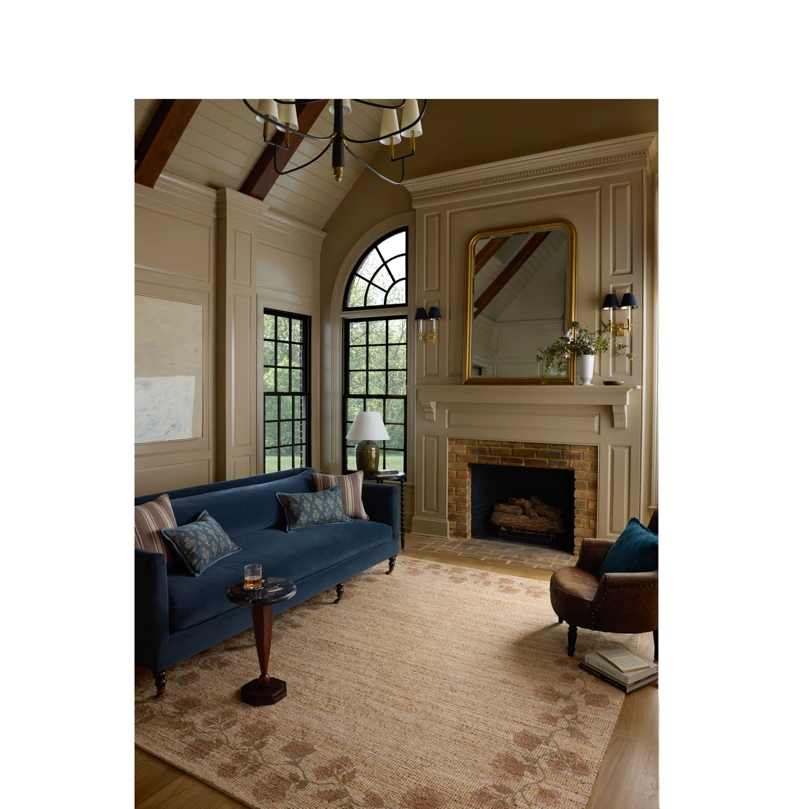 Chris Loves Julia x Loloi Rue Natural / Multi Area Rug | Wayfair North America