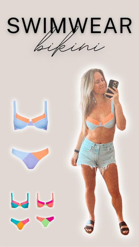 Escape with style! 🌴 The only bikini you will need to pack for your tropical vacation. Click to shop to add to your vacation outfits today! swimwear, two piece bathing suit, bikini, color block bikini, cute bathing suits, bikinis with support, summer outfits, vacation outfit, vetchy bikini

#LTKswim #LTKSeasonal #LTKstyletip