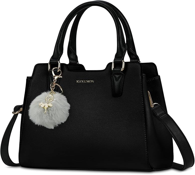 IGOLUMON Top-Handle Handbag Leather Purses for Women Waterproof Crossbody Womens Handbags Anti Th... | Amazon (CA)