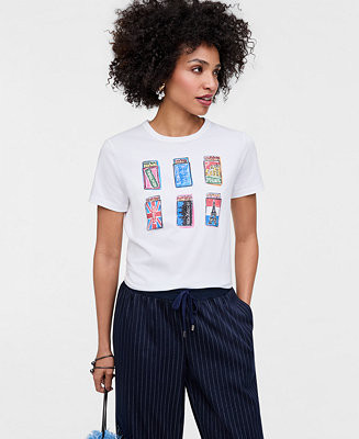 Women's Cities Graphic T-Shirt, Macy's Exclusive- Molly Rogers Capsule Collection - Macy's | Macy's