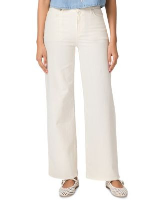 Anessa High Rise Wide Leg Jeans in Champagne Ecru | Bloomingdale's (US)