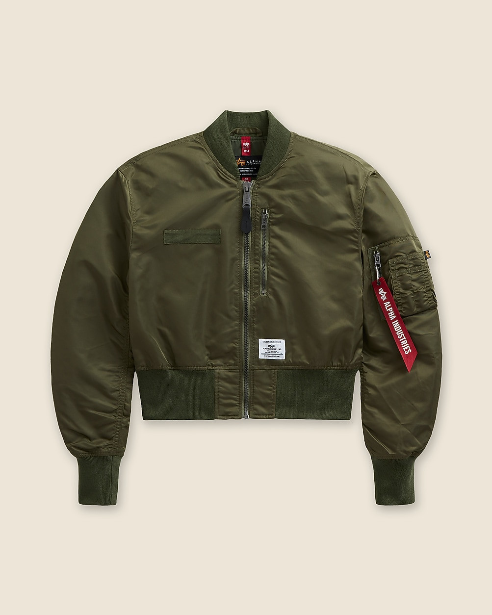 Women's Alpha Industries® L-2B GEN II cropped flight jacket | J. Crew US