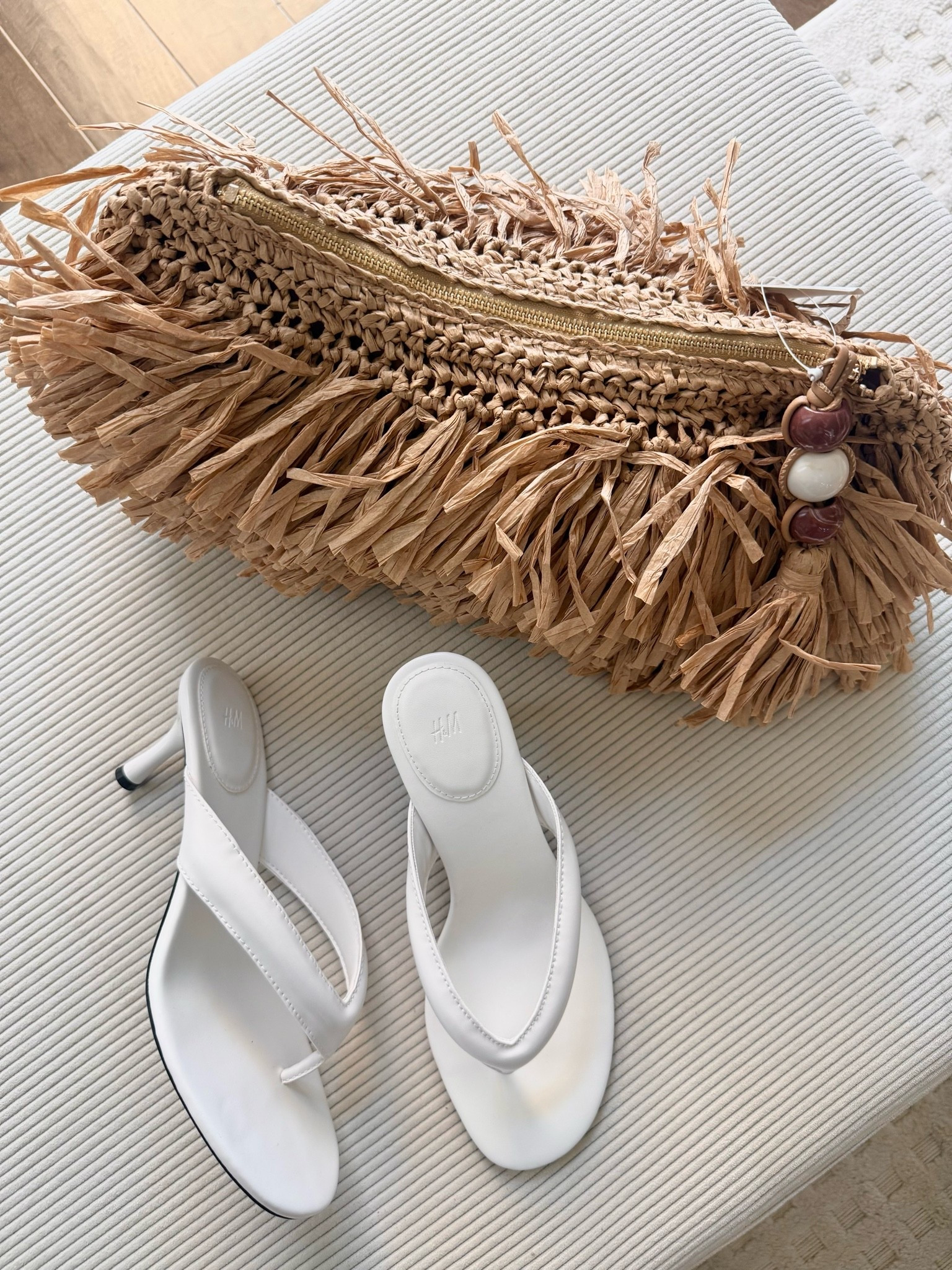 The perfect summer pairing ☀️ this fringe woven  bag is too cute

#LTKSeasonal #LTKSaleAlert